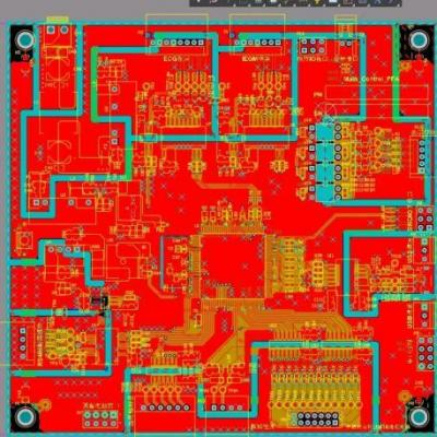 Planning and handling of ground wires and power wires in PCB wiring